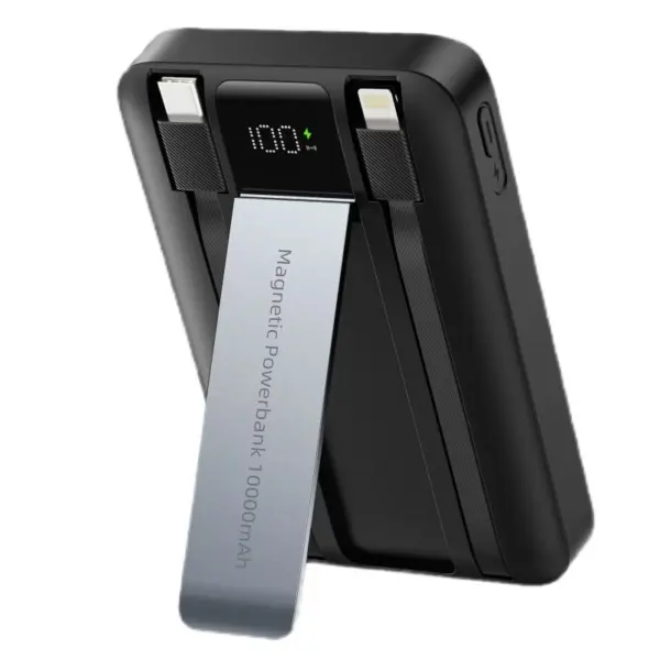 Elveon 10000 mAh Magnetic Wireless Power Bank – 25.5W Fast Charging